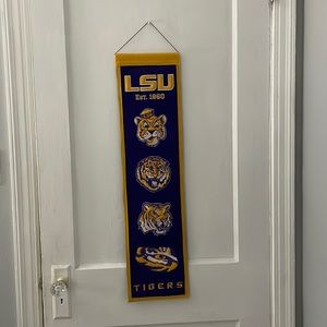 Vintage LSU tigers wall decor